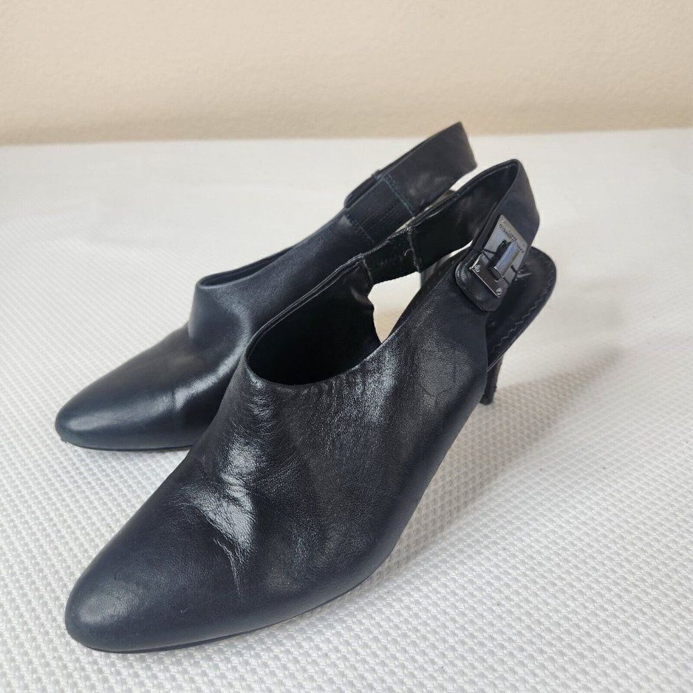 Karl Lagerfeld Paris Maddie Slingback Pump Heels Womens Size 9 Black
